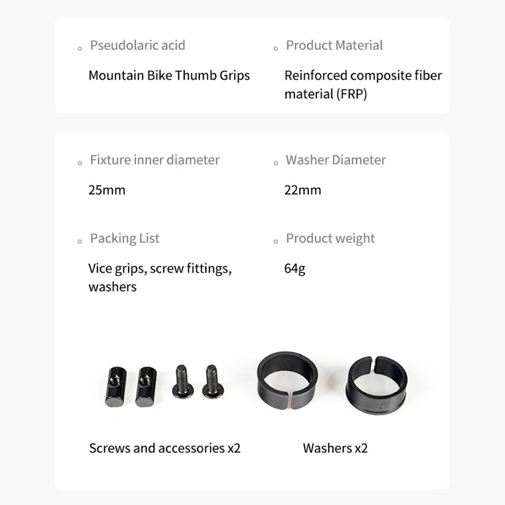 Inner Handle Bar Grips Ergonomic Design Bicycle Inner Bar Ends Ultralight Bicycle Inner Handlebar Grips Cycling Accessories Oasis Select