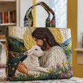 Women's lightweight quilted tote bag, suitable for weekend trips, casual shopping, etc.(Digital Printing) Oasis Select Default Title