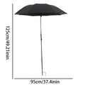 Plant Shade Umbrella Waterproof Garden Umbrella for Outdoor Courtyard Beds Backyard Parasol Plants Sun Protection cover Oasis Select Black