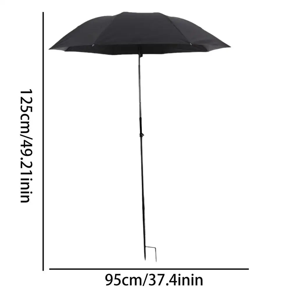 Plant Shade Umbrella Waterproof Garden Umbrella for Outdoor Courtyard Beds Backyard Parasol Plants Sun Protection cover Oasis Select Black