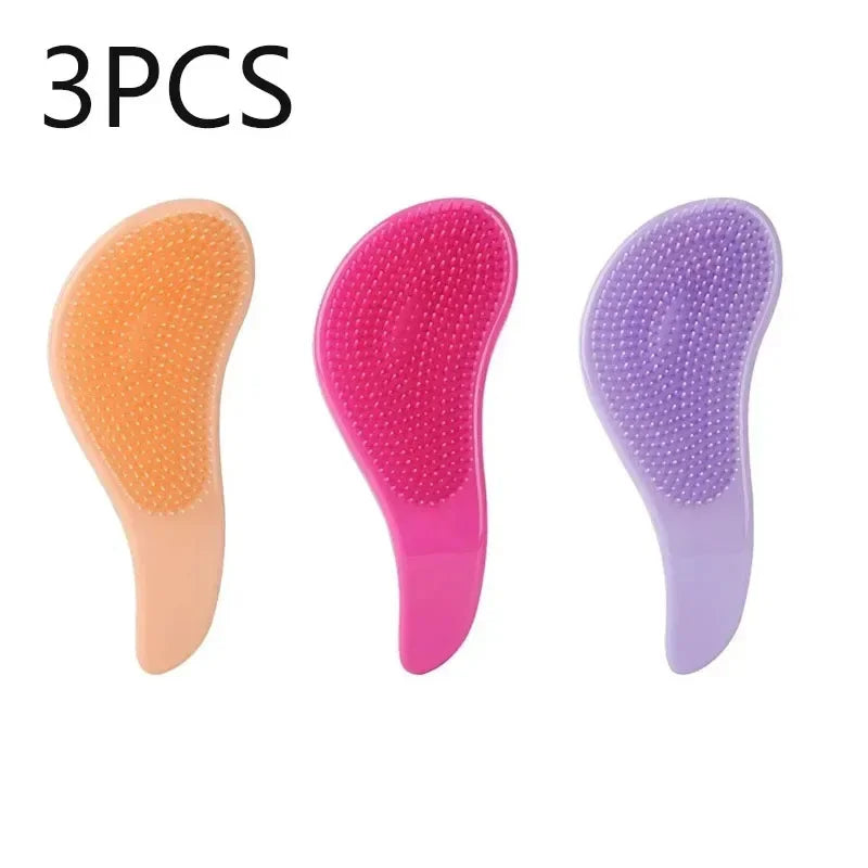 3 Comb Anti-static Massage Hair Brush Tangle Detangle Air Cushion