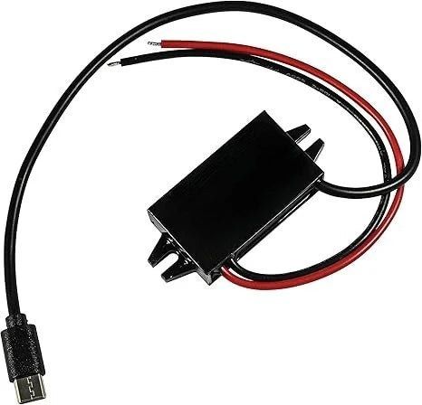 Waterproof Voltage Regulator DC Step Down Converter 12/24V To 5V 3A With Open Wire Power Supply Adapter For Car Radio Dash Cam Oasis Select Type-C 12 24V 5V 3A