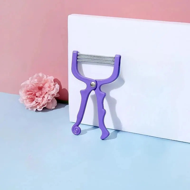 1 PCs Facial Hair Remover Manual Removal Epilator Beauty ShavingThreading Tool For Women Oasis Select PURPLE