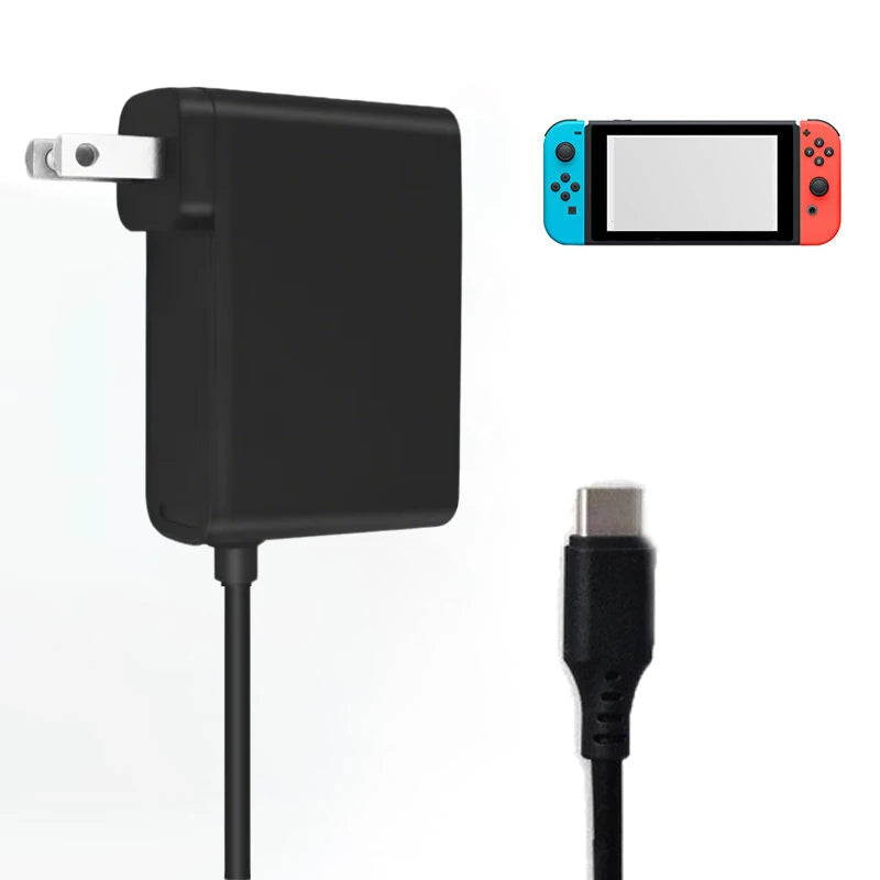 12W 5V 2.4A TYPE-C Power Supply Adapters For OLED Lite NS NX Handheld Game Console Charger USB C Interface EU US Plug Oasis Select