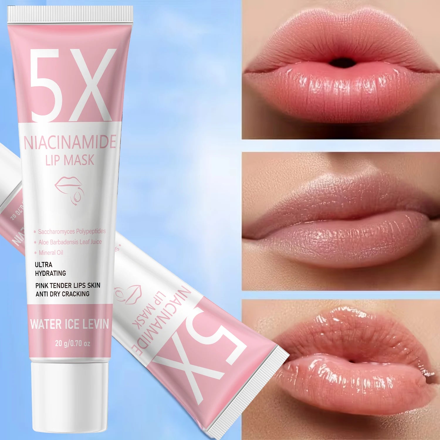 5X Niacinamide Lip Mask – Hydrating Anti-Crack with Aloe Hydrating Lip Mask Oasis Select