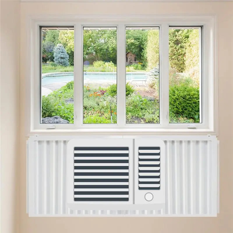 LIKE WISH Window AC Side Insulation Panels With Adjustable Frame For 5000 To 20000 BTU Units Oasis Select