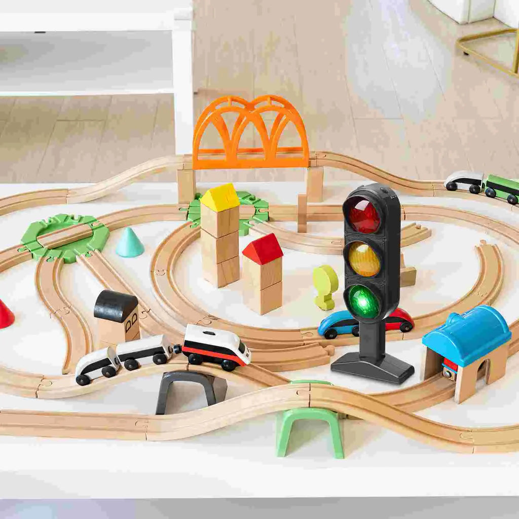 1pc Traffic Light Signs Toy Traffic Light Lamp Base Simulation Road Light Safety Traffic Lamp Home Transportation Ornaments Oasis Select