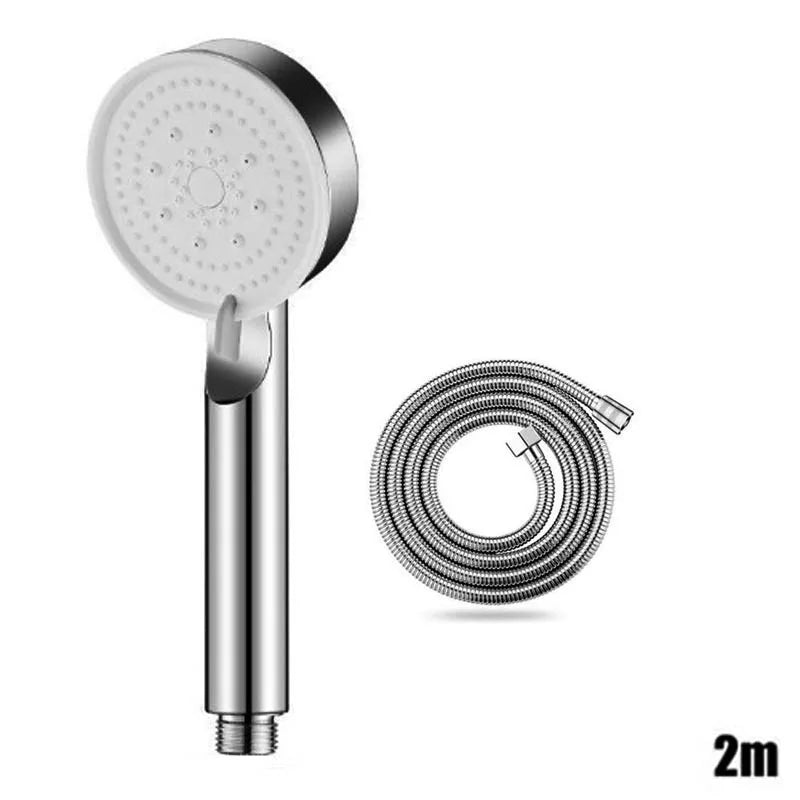 Showerhead bathroom portable heads showers showerhead common interface replete for shower accessories five modes multi color Oasis Select Silver suit C