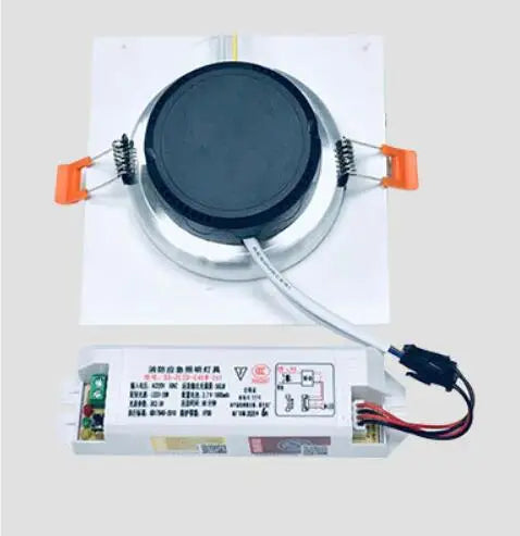 One Light Single Square Shape 90Mins 180Mins Indoor Light 3W 5W 7W 9W 12W 15W 18W Emergency Downlight Anti-Fire Safety Light Oasis Select