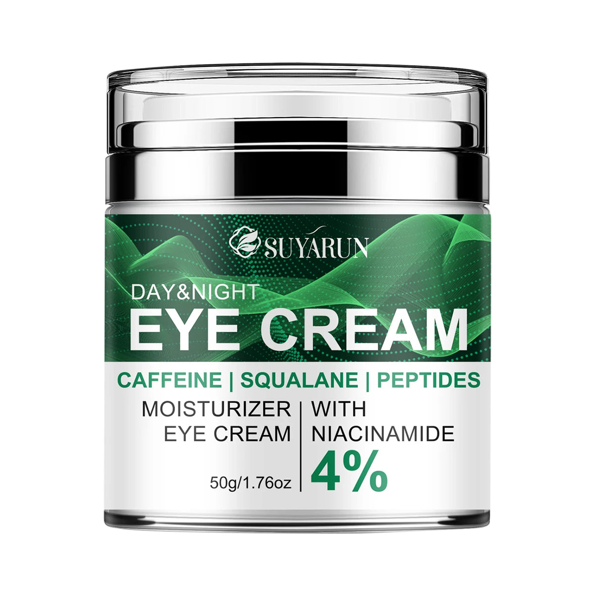 SUYARUN Anti-Aging Eye Cream Caffeine & Peptide Hydration Dark Circles Puffiness Wrinkle Treatment Mature Skin Care. Oasis Select 50g