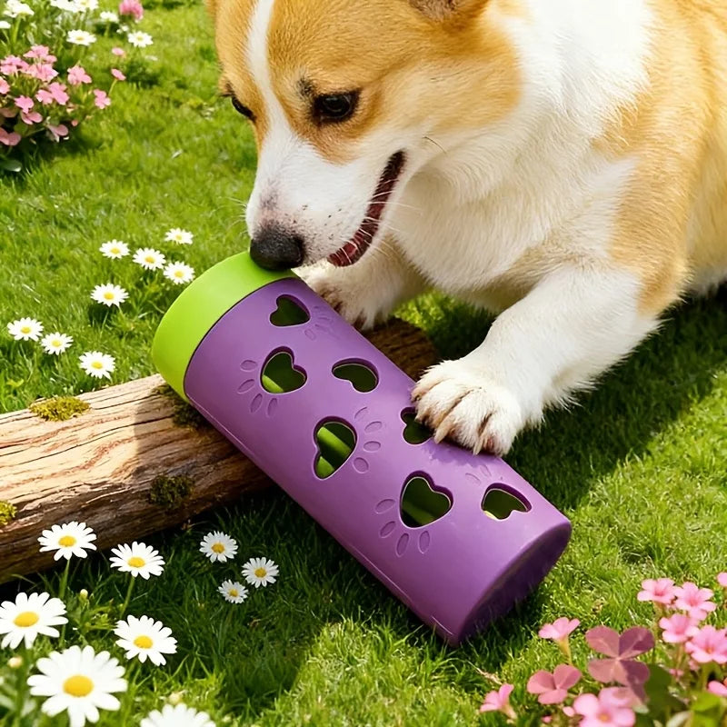 Interactive Detachable Pet Slow Feeder Bite Resistant Treat Dispenser Durable Chew Toy for Dogs and Cats Indoor Outdoor Use Oasis Select
