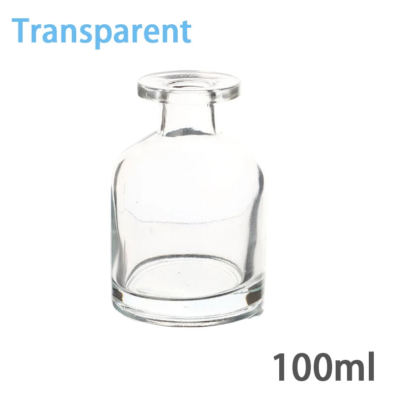 100ml Fragrance Empty Bottles can use Rattan Sticks Purifying Air Aroma Diffuser Set Essential Oil Bottles for Room Office Oasis Select Transparent