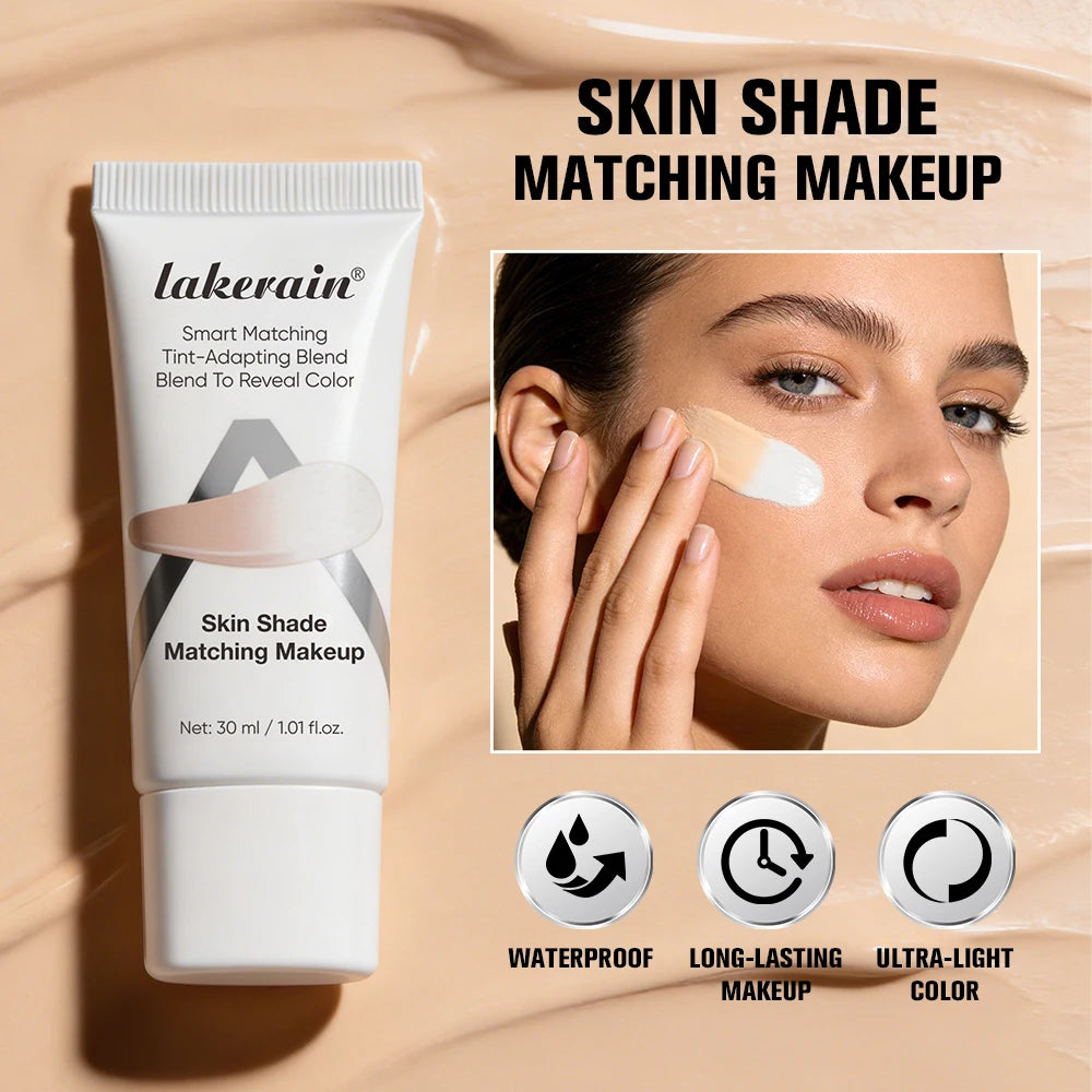Lakerain Color-Changing Foundation SPF15 – Shade Matching Makeup