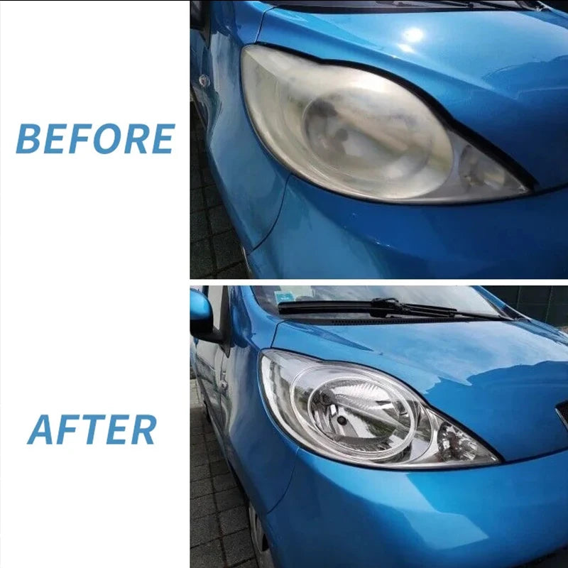 Car Headlight Polishing Liquid Polymer Car Headlamp Renovation Restoration Cleaning Agent 800ML/200ML Auto Repair Accessories Oasis Select