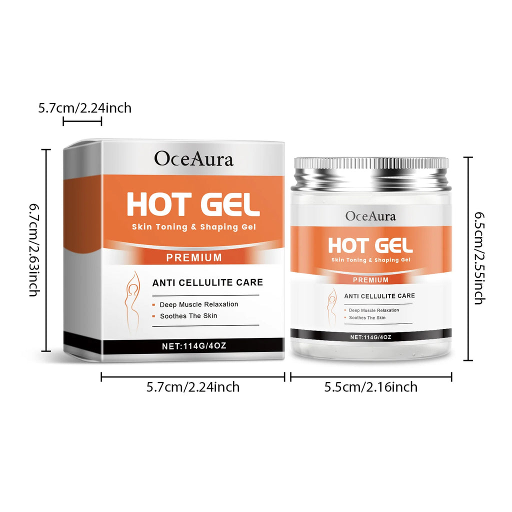 Hot Body Slimming Gel – Anti-Cellulite Belly Tightening Cream Slimming Body Gel Oasis Select