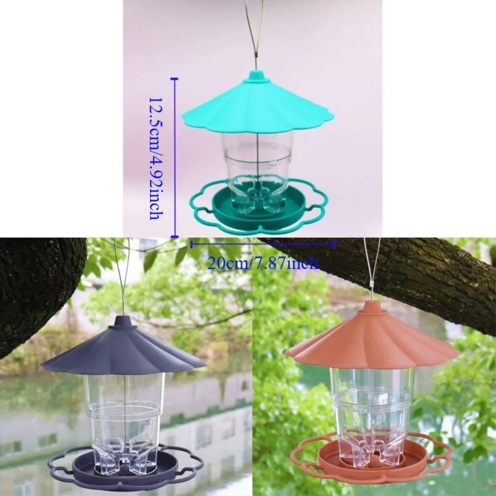 Gazebo Hanging Wild Bird Feeder – Large Capacity & Waterproof