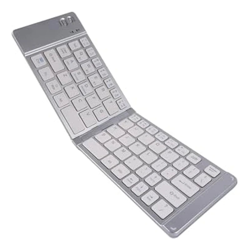 WISH Foldable Mini Bluetooth Keyboard. Portable Ultra-Thin Multi-Device Wireless Keyboard. 66-Key Rechargeable Keyboard Oasis Select As Shown NONE