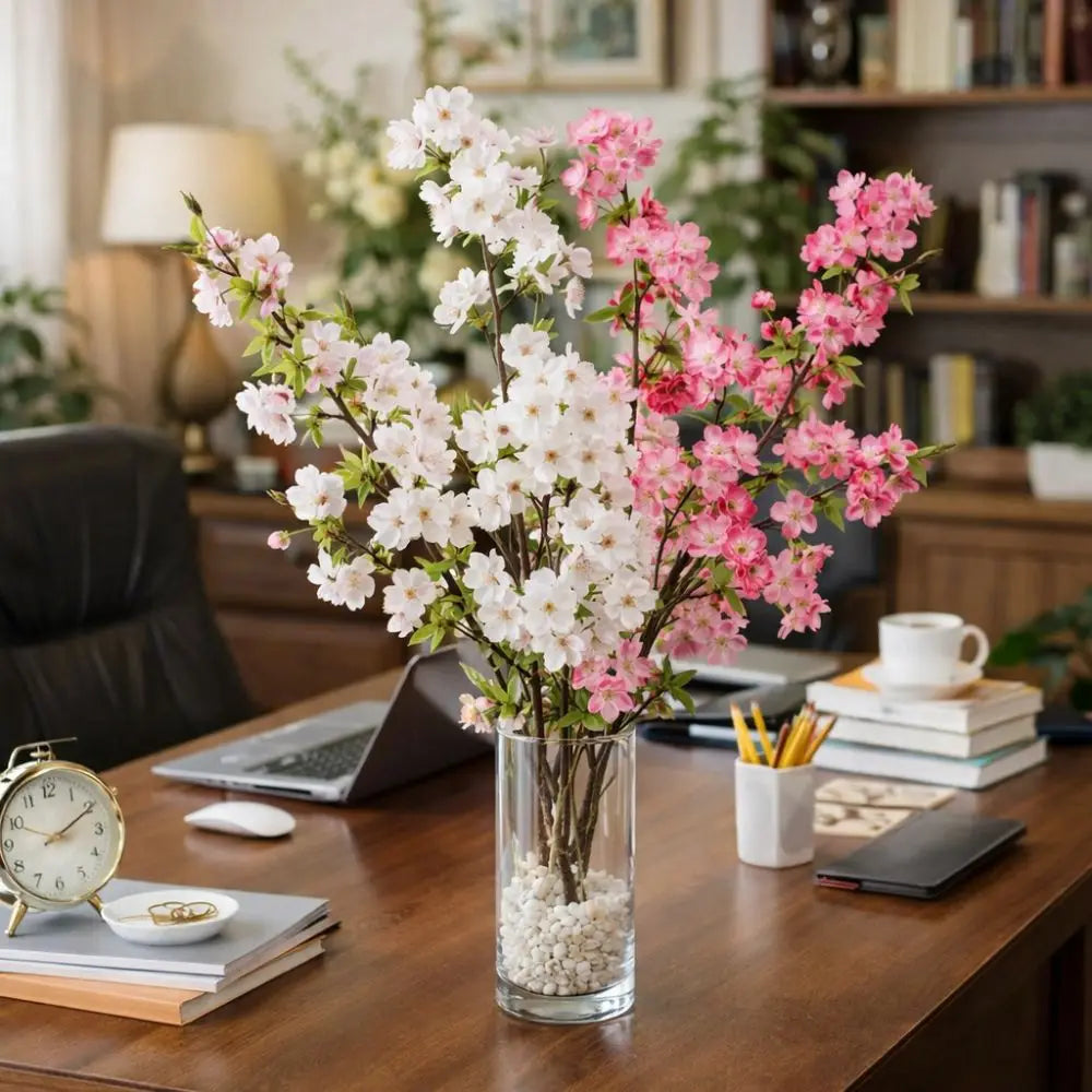 Artificial Cherry Blossom Branch 94cm | Realistic Silk Flowers