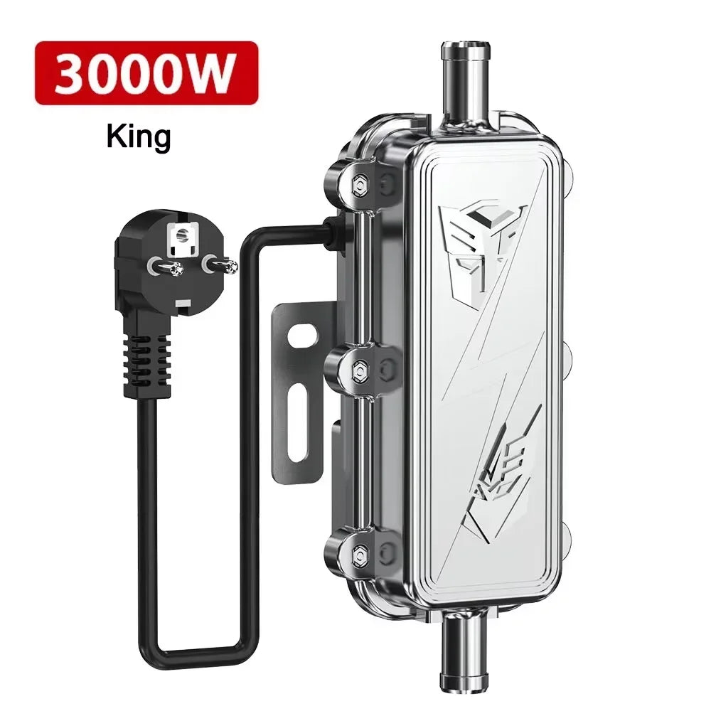 3000W Car Engine Heater Diesel Auto Engine Antifreeze Preheater 220V Truck Coolant Heater Parking Heater Car Heating Accessories Oasis Select A