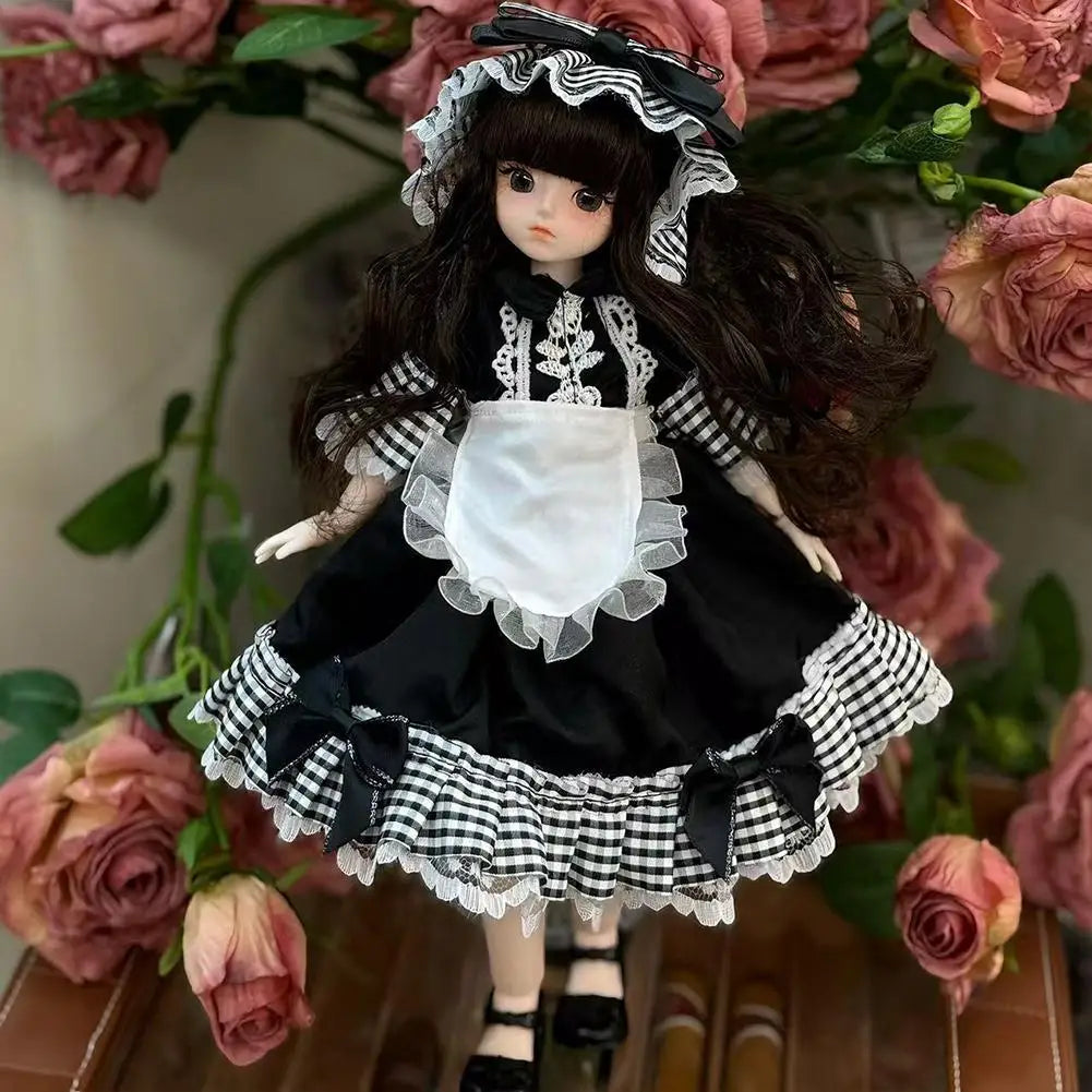 30cm 1/6 BJD Doll Clothes Changing Princess Skirt Set BJD Baby Dress Change Set Lady Princess Doll Accessories (without Doll) Oasis Select