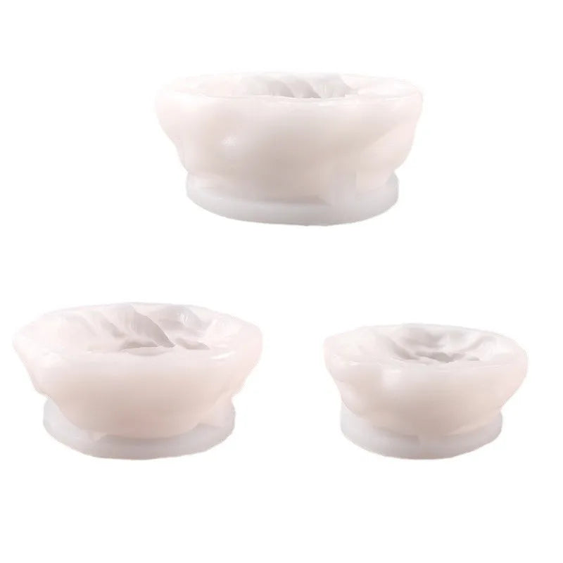 3D Peony Silicone Candle Mold DIY Handmade Flower Aromatherapy Plaster Resin Soap Making Supplies Cake Baking Mold Home Decor Oasis Select