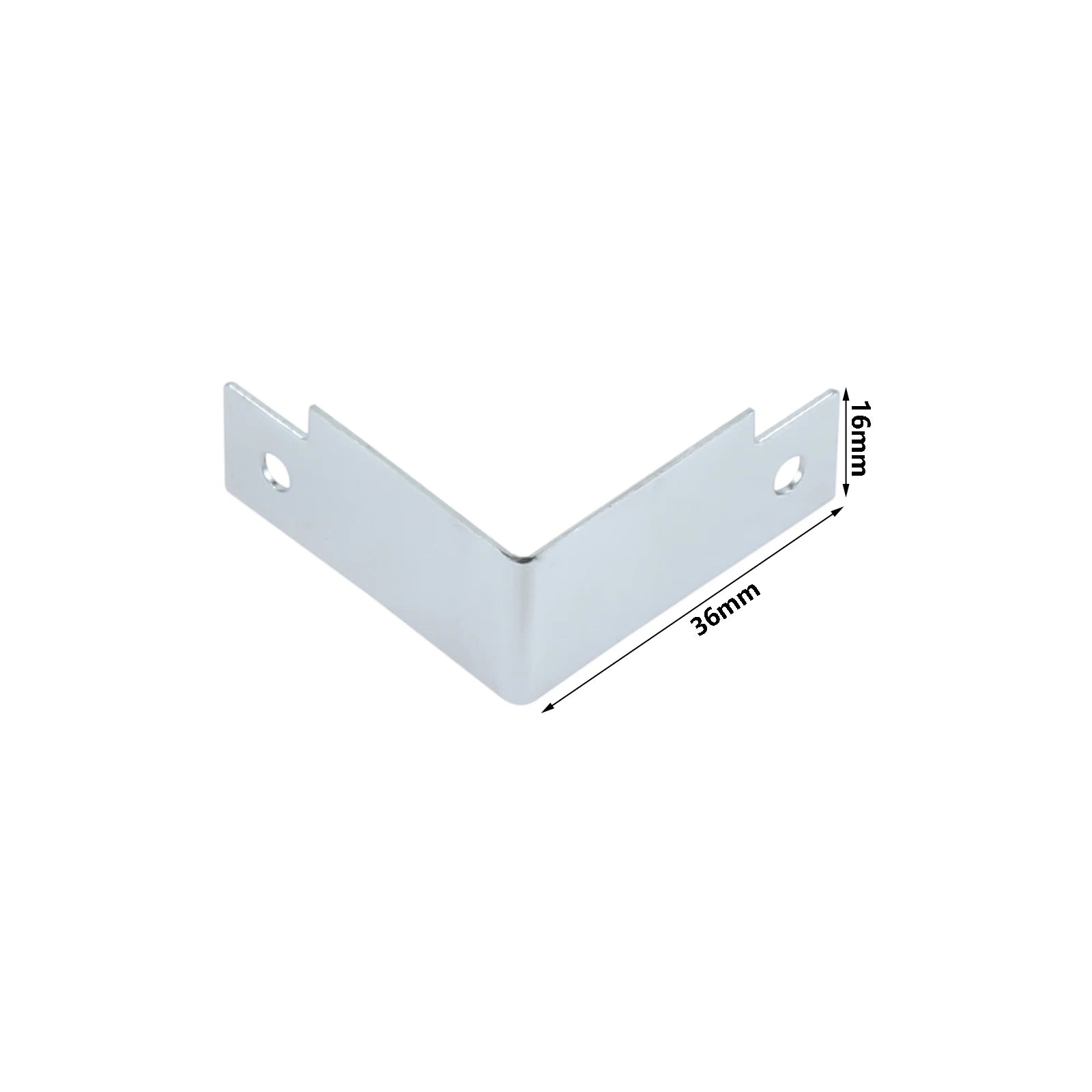 4Pcs Flight Case Corner Protector Guard Bracket Edge Corner for Industrial Equipment Aluminum Box Flight Case Corner Protectors Oasis Select 36 x 16mm 2 holes
