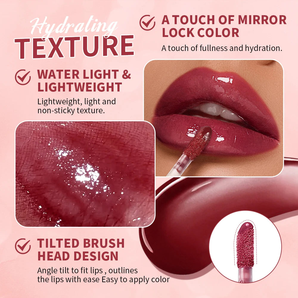 Mirror Shine Lip Gloss Tint – Long-Lasting & Moisturizing Glaze