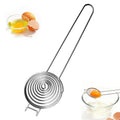 Handheld Manual Egg Beater – Stainless Steel Spring Whisk