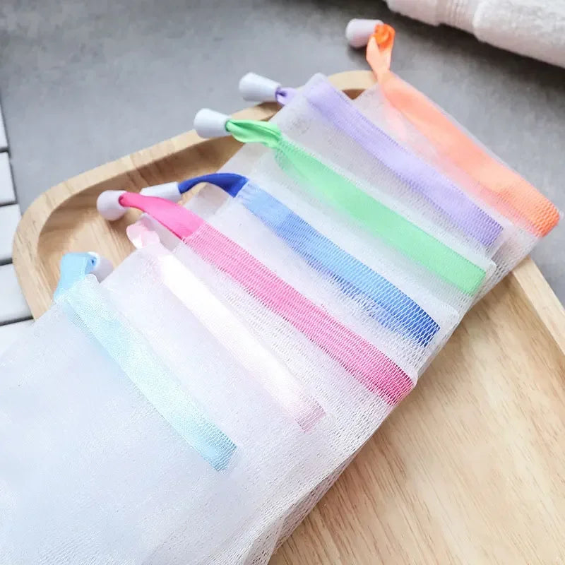 Soap Foaming Net Bag | Mesh Bubble Maker 10 Pack Soap Foaming Mesh Bag Oasis Select