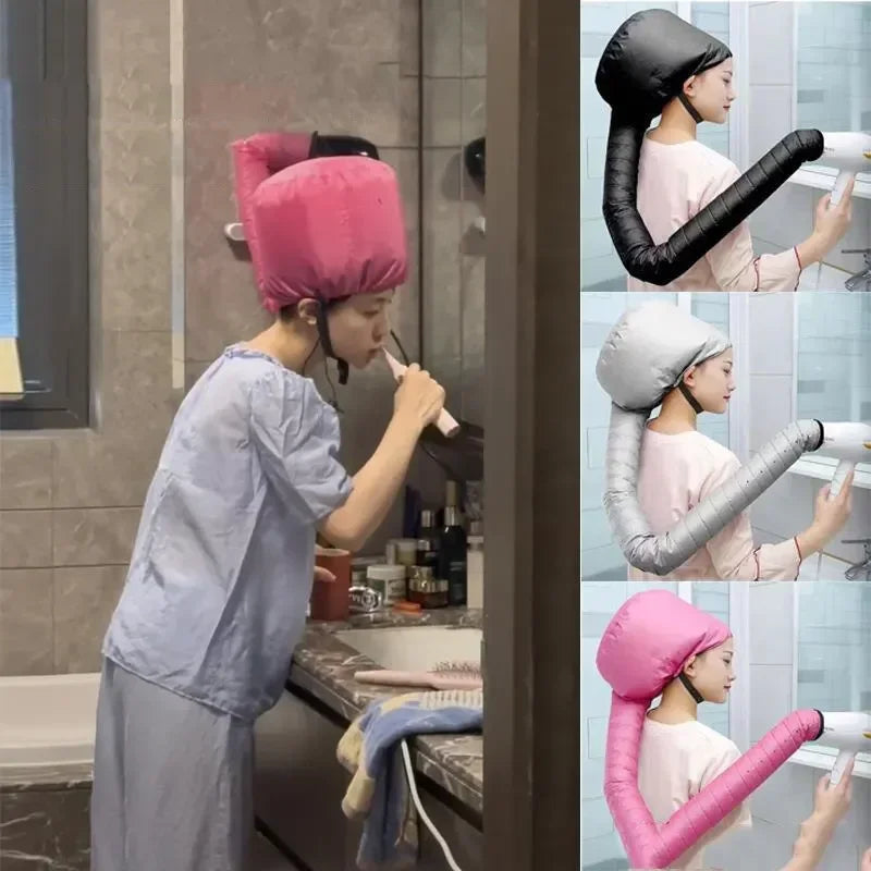 1PCS Hair Dryer Hair Hat Electric Hair Dryer Hair Dryer Hat Can Be Connected to a Hair Dryer Bathroom Hair Dryer Hat Heating Hat Oasis Select
