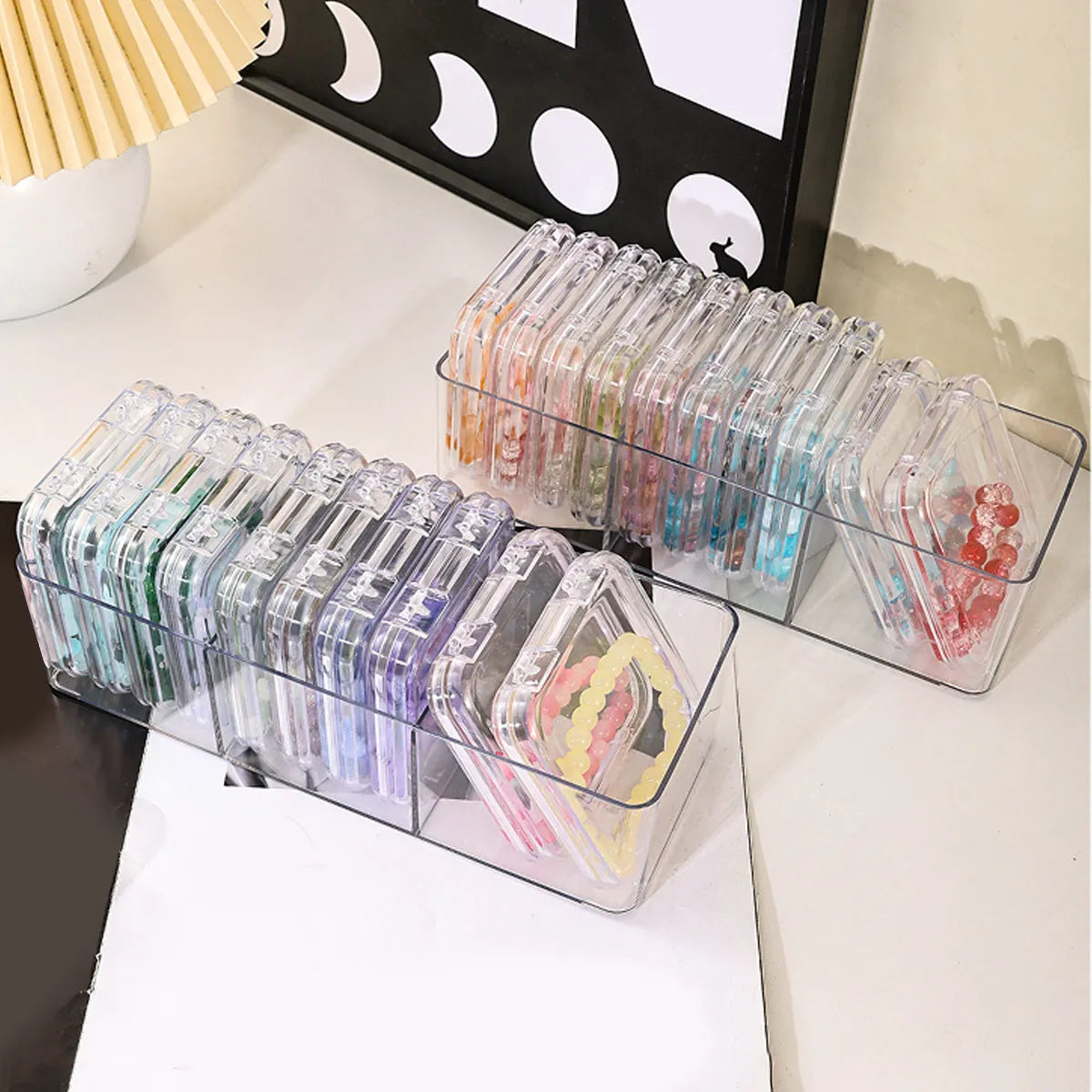 Transparent Nail Storage Box, Fake Nail Display Box, Bracelet, Jewelry, Jewelry Organizing Box Oasis Select