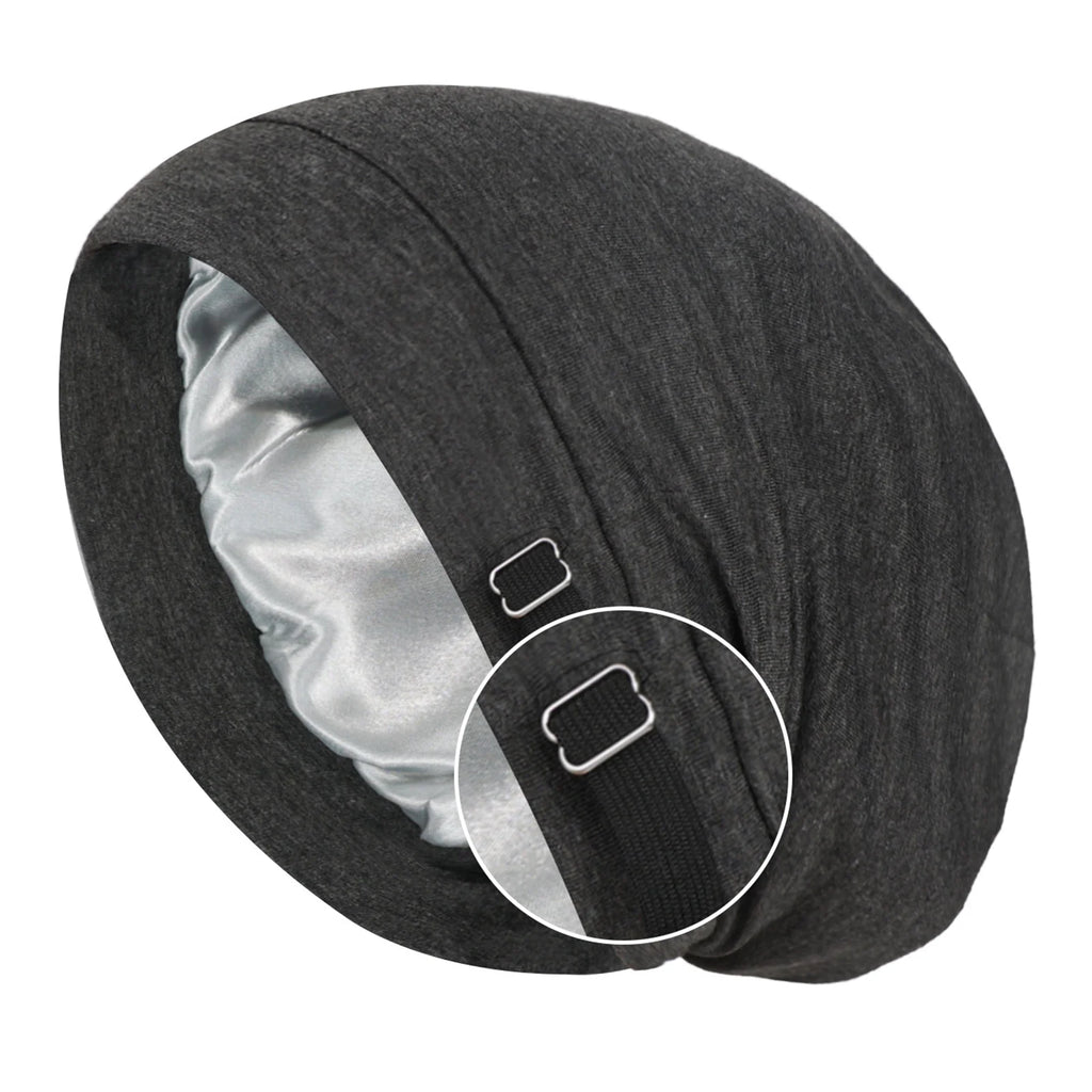Satin Sleep Bonnet – Adjustable Hair Cap for Women