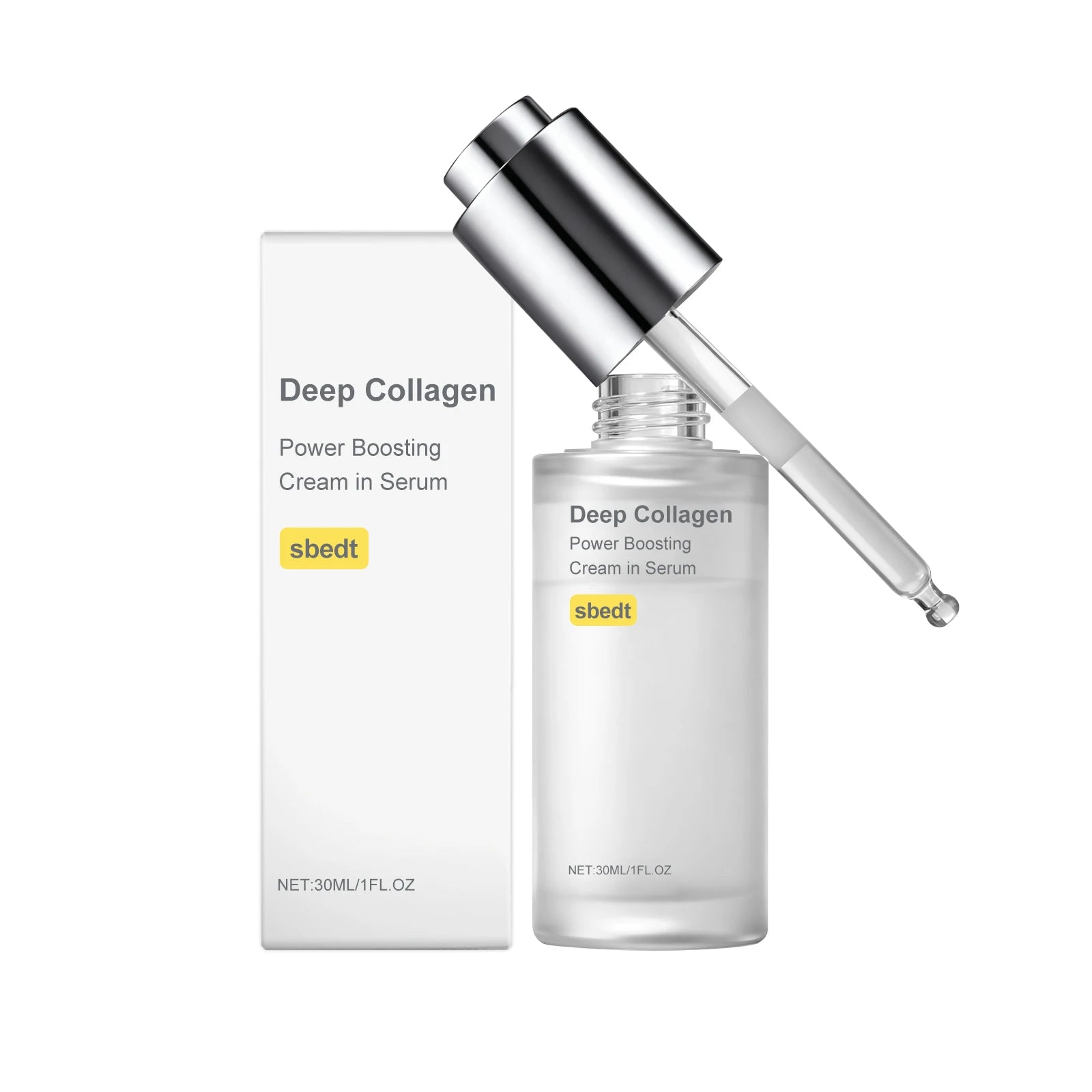 Hydrolyzed Collagen Firming Facial Essence Lock Skin Moisture Relieve Dryness Antioxidant Deep Moisturizing Face Soothing Serum Oasis Select 30ml 30ml
