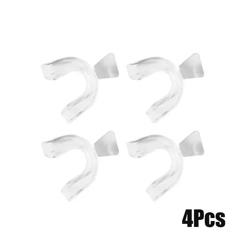 1-10Pcs Anti Snoring Bruxism Sleeping Mouth Guard Night Guard Gum Shield Mouth Tray Stop Teeth Grinding Sleep Aid Health Care Oasis Select 4pcs