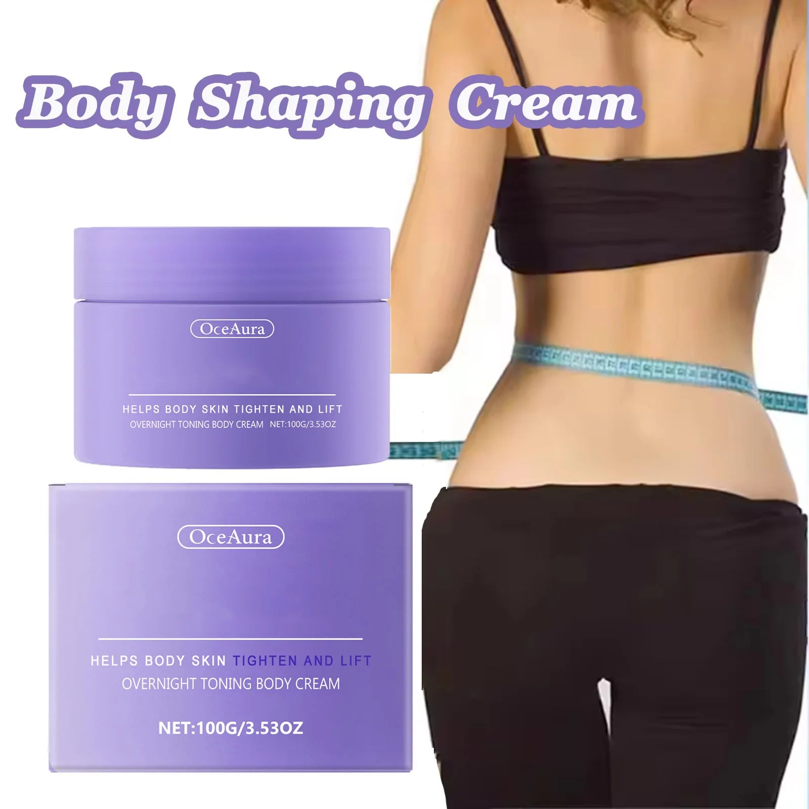 Body Shaping Cream Firming Lifting Moisturizer Skin Improving Sagging Tightens Skin Contours Smooth Massage Body Sculpting Cream Oasis Select
