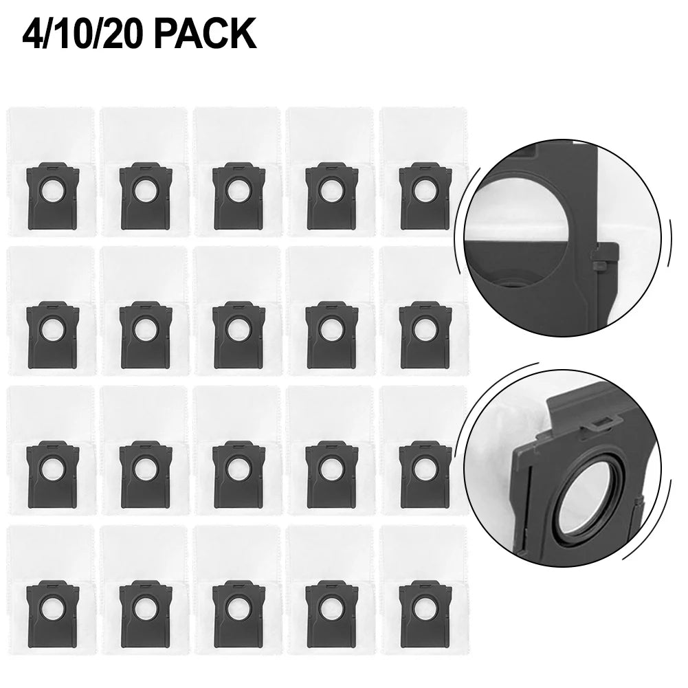 3.3L Large Capacity Dust Bags For Dreame For X50 For Master L30s Pro For Mova V50 Ultra Robot Vacuum Cleaner Parts Oasis Select
