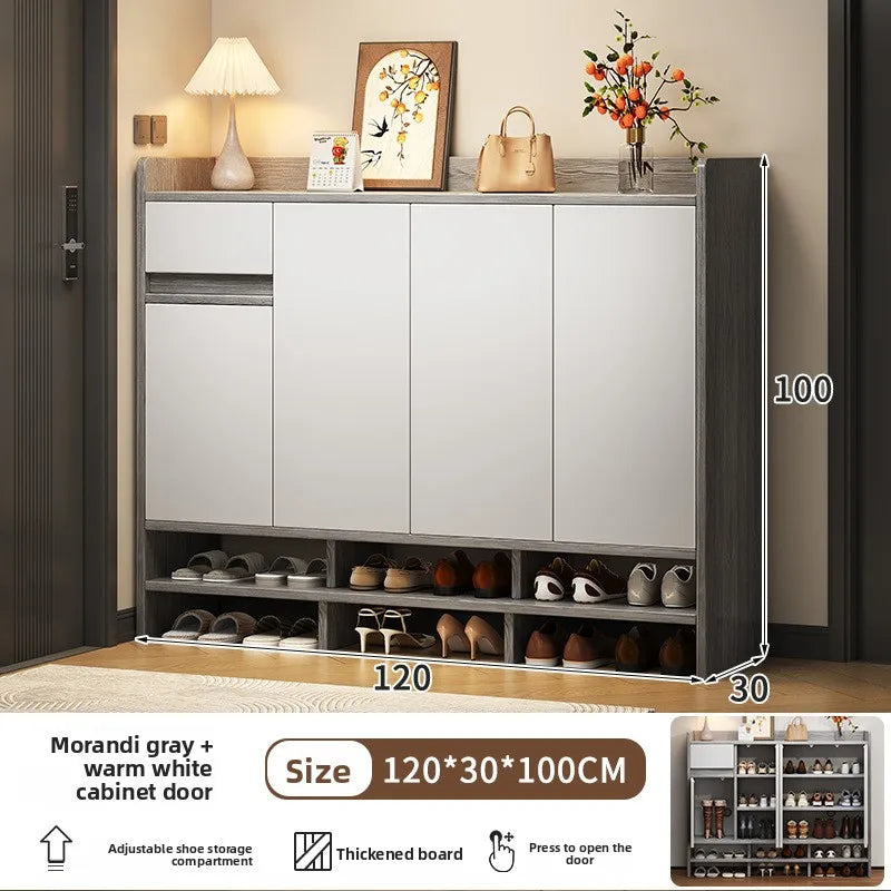 large-capacity storage and storage in the corridor at the entrance of the home integrated multi-functional dust cabinet Oasis Select White door 120