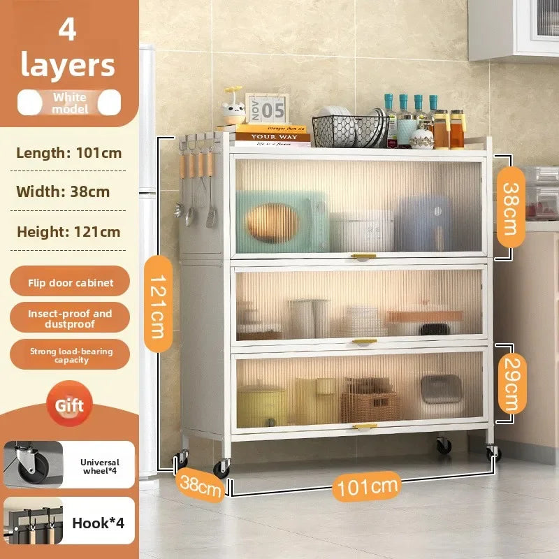 Shelves Floor-to-ceiling multi-layer household cupboards Storage cabinets Against the wall Side cabinets Storage cabinets Oasis Select White 38 101-4-3