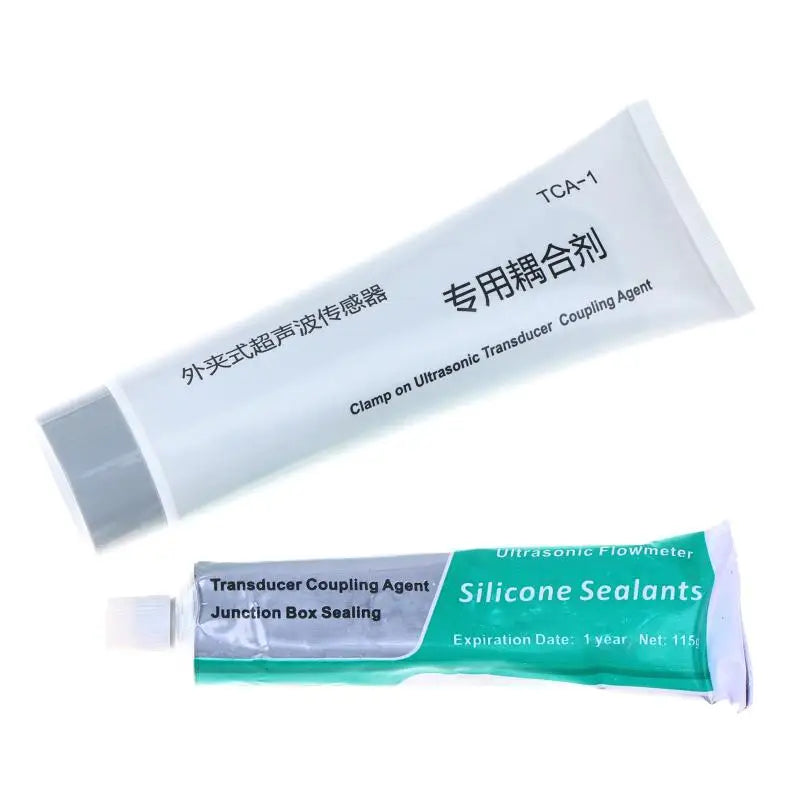 Ultrasonic Flowmeter Coupling Sealant 115/120g TZM-1 High Adhesion Coupling Agent for Plumbing Flow Detection Work Oasis Select