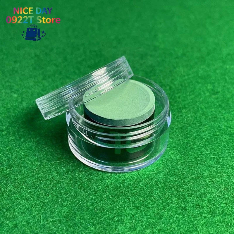 1Pc With Storage Box No-slip Billiard Chalks Pool Cue Stick Chalk Snooker Easy Powder Billiard Chalk Pool Accessories@#X Oasis Select