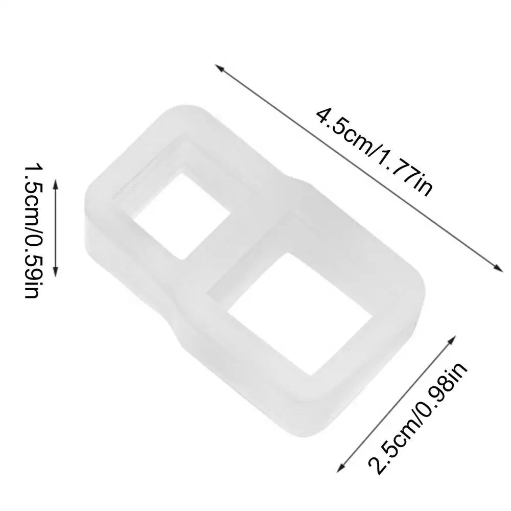 Door Knob Stopper Soft Silicone Door Handle Protective Stopper Detachable Door Stopper Furniture Protection buffer For Study Oasis Select Transparent