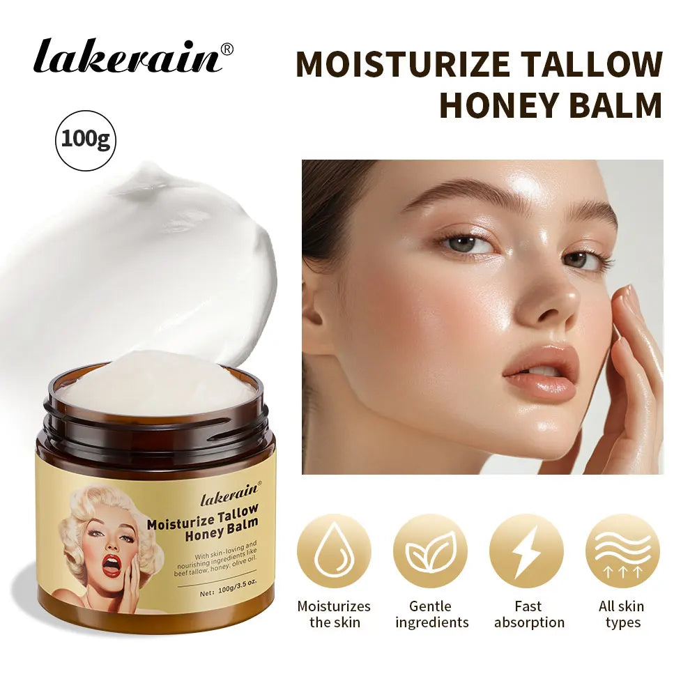 Beef Tallow Face Cream Lasting Moisturizing Soothing Facial Skin Firming Increase Facial Elasticity Nourishing Smooth Skin Care Oasis Select
