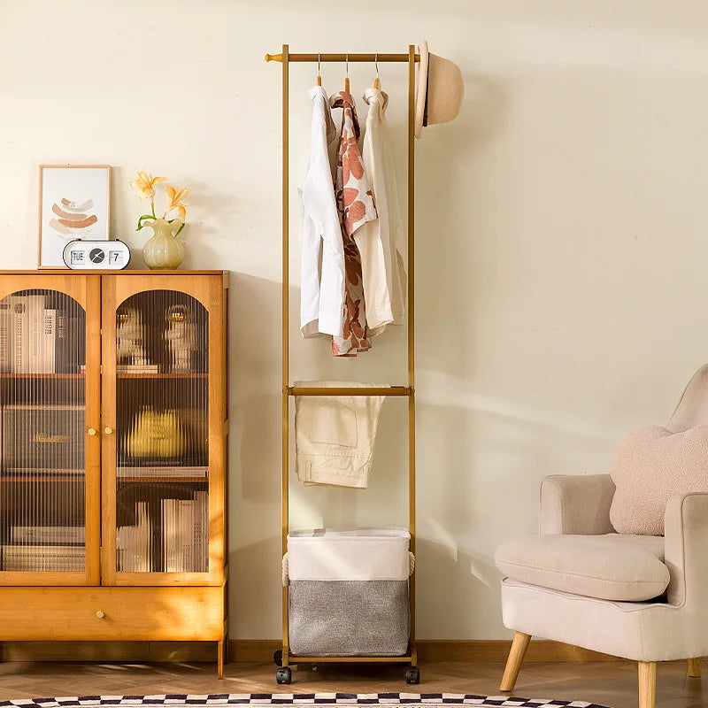 Household light luxury high-end hanger in the bedroom, movable hanger for hanging clothes, movable drying rack Oasis Select