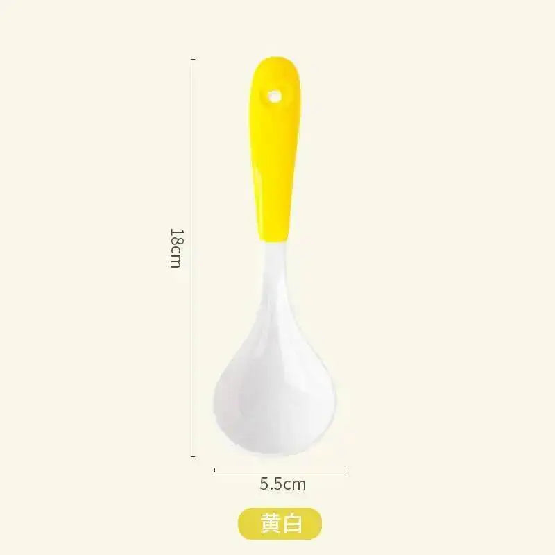 Heart Ceramic Spoon Thickened Handle Non-Scalding Large Soup Spoon Porridge Spoon Rice Spoon Tablespoon Kitchen Tablewear Oasis Select Gold And Silver