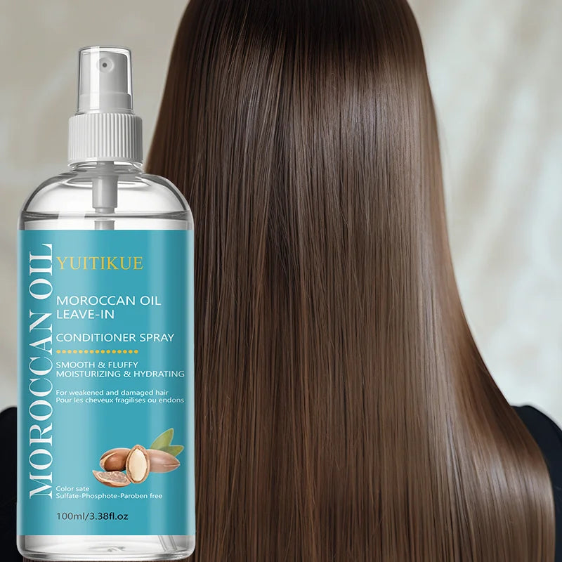 Moroccan Argan Oil Leave-In Conditioner Spray – Anti-Frizz