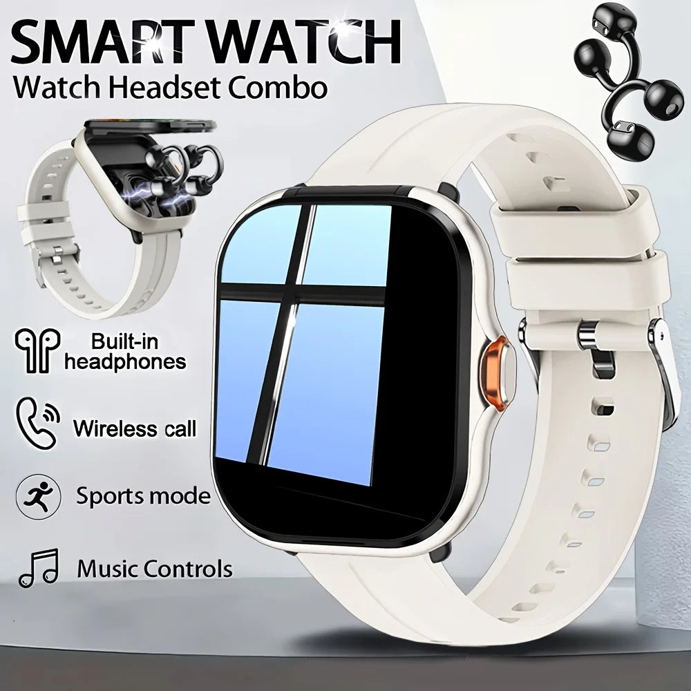 ERUN Smartwatch with TWS Earbuds | 2.01" Display, Fitness Tracker