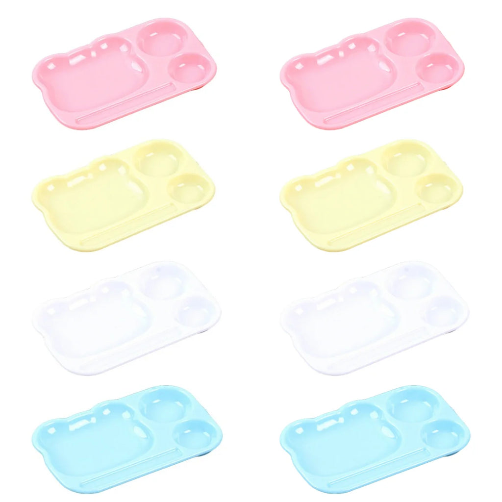 Mini Nail Art Mixing Palette – Cute Cartoon Reusable Tray for Gel Polish, Acrylic Paint & DIY Manicure Oasis Select 8pcs
