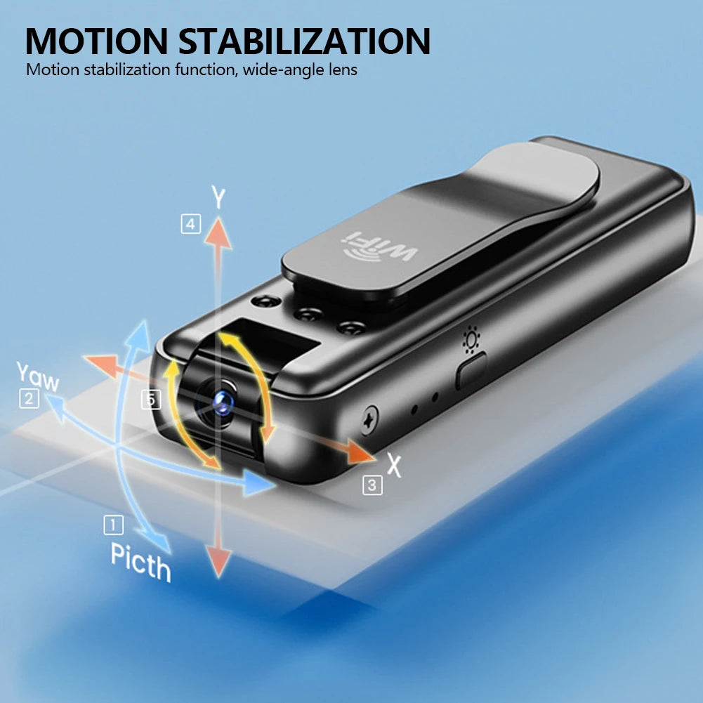 WiFi Wireless Surveillance Mini Camera Universal Video Audio Recording All-in-One Motion Detection Camera for Home Security Oasis Select
