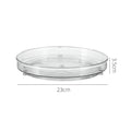 Lazy Susan Turntable Organiser,Turntable Fridge Organiser 23 cm 27 cm Spice Rack Rotatable for Kitchen Cabinet Refrigerator Oasis Select 23CM