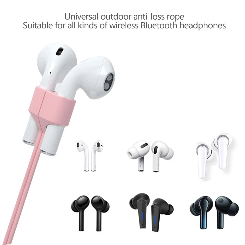 Silicone Anti-Lost Neck Strap for AirPods 1 2 3 Pro